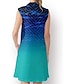 ieftine Colecția de designer-Pentru femei rochie de golf Albastru Fără manșon Protecție Solară Tinuta de tenis Vestimenta Golf Doamnelor Haine Ținute Poartă Îmbrăcăminte