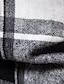 billige fritidsskjorter for menn-Herre Skjorte Uformell skjorte Svart Rosa Rød Blå Mørkegrønn Langermet Ruter Knaphul Gate Feriereise Grunnleggende Klær Mote Fritid