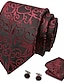 Χαμηλού Κόστους Αντρικά Αξεσουάρ-ανδρικές vintage γραβάτες φλοράλ ανοιχτό ροζ μαύρο ροζ 2024