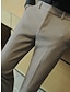 cheap Dress Pants-Men&#039;s Dress Pants Winter Pants Trousers Suit Pants Tweed Pants Pocket Plain Comfort Breathable Outdoor Daily Going out Fashion Casual Black Khaki