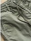 baratos Chinos-Homens Corredor Calças chinês Calça casual Bolsos Cintura elástica Tecido Conforto Respirável Ao ar livre Diário Para Noite Moda Casual Preto Verde Tropa