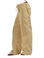 זול מכנסיים לנשים-בגדי ריקוד נשים מכנסיים ישר מותניים גבוהים באורך מלא אפור בהיר סתיו