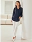 cheap Designer Tops-Women&#039;s Charlotte Satin Buttondown Shirt