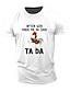 cheap Men&#039;s Graphic T Shirt-Letter Rooster Black White Red T shirt Tee Men&#039;s Graphic Cotton Blend Shirt Sports Classic Shirt Short Sleeve Comfortable Tee Sports Outdoor Holiday Summer Fashion Designer Clothing S M L XL XXL XXXL