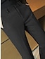 お買い得  ドレスパンツ-男性用 スーツ 冬のズボン ズボン スーツパンツ ツイードパンツ ポケット 平織り 履き心地よい 高通気性 アウトドア 日常 お出かけ ファッション カジュアル ブラック カーキ色