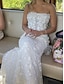 olcso Menyasszonyi ruhák-Szalon Előírásos Esküvői ruhák A-vonalú Szív-alakú Hosszú ujj Udvariuszály Csipke Menyasszonyi ruhák Val vel Rakott Rátétek 2024