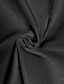 ieftine Bluze &amp; Camisole Damă-Pentru femei Bluză Bloc Culoare Imprimeu Casual Elegant Epocă Modă Fără manșon În V Negru
