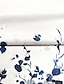 ieftine Bluze &amp; Camisole Damă-Pentru femei Bluză Floral Copac Casual Concediu Buton Imprimeu Alb Fără manșon De Bază În V