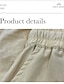 Χαμηλού Κόστους Ανδρικό βαμβακερό λινό παντελόνι-Ανδρικά Λευκά παντελόνια Παντελόνια Καλοκαίρι παντελόνι Παντελόνι παραλίας Κορδόνι Ελαστική μέση 3D εκτύπωση Συνδυασμός Χρωμάτων Γραφικά Σχέδια Άνεση Causal Καθημερινά Αργίες 20% λευκά είδη