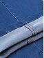 baratos Jeans Masculino-Homens Jeans Calças Calças jeans Bolsos Perna reta Tecido Conforto Respirável Ao ar livre Diário Para Noite Misto de Algodão Moda Casual Azul Azul Escuro