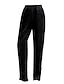 זול מכנסיים לנשים-בגדי ריקוד נשים סקיני מכנסי פליסה קורדורוי כיס מותניים גבוהים באורך מלא שחור חורף