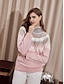 cheap Designer Sweaters &amp; Cardigans-Women&#039;s Christmas Sweaters Stand Collar Ribbed Knit