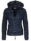 cheap Women&#039;s Puffer&amp;Parka-Women&#039;s Parka Fleece Lined Puffer Jacket Thermal Warm Winter Coat Windproof Heated Coat Zip up Drawstring Hooded Coat with Pocket Outerwear Long Sleeve