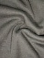 billige sweater til mænd-Herre Pullover trøje Trøje Rillet Strikke Normal Strikket Kvartals lynlås Vanlig Høj krave Moderne Moderne Arbejde Dagligdagstøj Tøj Vinter Sort Hvid S M L
