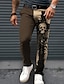 Χαμηλού Κόστους ανδρικό παντελόνι με 3d printed-Νεκροκεφαλές Πανκ Δουλειά Ανδρικά 3D εκτύπωση Παντελόνι επίσημο Παντελόνια ΕΞΩΤΕΡΙΚΟΥ ΧΩΡΟΥ Καθημερινά Ρούχα Streetwear Πολυεστέρας Μαύρο Λευκό Βαθυγάλαζο Τ M L Μεσαία Μέση Ελαστικότητα Παντελόνι