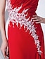 cheap Evening Dresses-Ball Gown Elegant Dress Prom Formal Evening Sweep / Brush Train Sleeveless Halter Neck Chiffon with Appliques Side Draping 2023