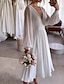 billiga Brudklänningar-bruddusch enkla bröllopsklänningar glitter&amp;amp; gnistrande brudklänningar balklänning off shoulder ärmlös knälånga brudklänningar i satin med veck applikationer 2024