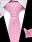 abordables Accesorios para Hombre-corbatas vintage de hombre floral rosa claro negro rosa 2024
