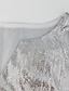 economico Abiti da festa-Per donna Vestito da festa Abito da cocktail Collage Monospalla Manica lunga Mini abito Da mare Argento Primavera Inverno