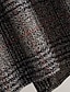 preiswerte Midi -Röcke-Damen Rock A-Linie Schaukel Faltenrock Midi Hoher Taillenbund Röcke Bedruckt Asymmetrischer Saum Plaid Strasse Täglich Winter Polyester Modisch Brautkleider schlicht Khaki Grau