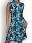 cheap Designer Collection-Women&#039;s Golf Dress Floral Sleeveless Sun Protection  Ladies Golf Attire