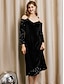 cheap Designer Dresses-Sequin Velvet Strappy Maxi Dress