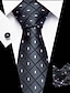 billige Tilbehør til herrer-mænds vintage slips blomstret lys pink sort pink 2024