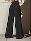 abordables pantalones activos de mujer-Mujer Pantalones de Deporte Alta cintura Longitud total Gris Otoño