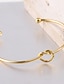 cheap Bracelets &amp; Bangles-Women&#039;s Bracelet Fancy Fashion Wedding Elegant Fashion Rock Alloy Bracelet Jewelry Gold For Party Evening Gift Birthday