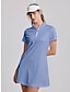 abordables Ropa de golf femenina-Mujer vestido de golf Gris oscuro Caqui Sin Mangas Protección Solar Traje de tenis Ropa de golf para damas Ropa Trajes Ropa Ropa