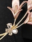 Χαμηλού Κόστους Καρφίτσα-Γυναικεία Καρφίτσες Ρετρό Φύλλο Στυλάτο Καλλιτεχνικό Πολυτέλεια Γλυκός Καρφίτσα Κοσμήματα Ανθισμένο Ροζ Για Γραφείο Καθημερινά Χοροεσπερίδα Ημερομηνία Παραλία