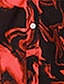 levne pánské košile s grafikou-Postupný Abstraktní Pánské Košile Denní nošení Jdeme ven Podzim zima Přehnutý Dlouhý rukáv Černá, Vodní modrá, Fialová S, M, L 4cestná napínací tkanina Košile