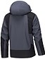 voordelige actieve bovenkleding voor heren-Voor heren Outdoor jas Regenjas Wandeljack Alledaagse kleding Vakantie Weekend Zacht Lapwerk Vetoketju WATERDICHT Herfst winter Kleurenblok Warm Modern eigentijds Capuchon Sportkleding Dik Normaal