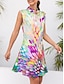cheap Designer Collection-Women&#039;s Golf Dress Sleeveless Sun Protection UPF50 Ladies Golf Attire