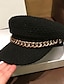 cheap Women&#039;s Hats-Black Khaki Beige French Style Solid Colors Berets Classic Newsboy Hat For Women Autumn &amp; Winter Comfortable  Painter Cap