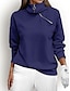 ieftine Îmbrăcăminte de golf pentru femei-Pentru femei Pulover cu pulovere Alb Roz Manșon Lung Termic cald Topuri Vestimenta Golf Doamnelor Haine Ținute Poartă Îmbrăcăminte
