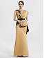 זול שמלות ערב-מעטפת \ עמוד שמלות ערב אלגנטית שמלה רשמי עד הריצפה ללא שרוולים עם תכשיטים סאטן עם ריקמה אפליקציות 2024