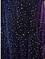 levne společenské šaty větší velikosti-dámské společenské šaty plus size křivky šaty tunika jednobarevné dlouhé šaty maxi šaty s krátkým rukávem basic do výstřihu elegantní svatba fialová léto jaro svatební šaty pro hosty