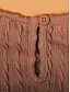 preiswerte strickkleid-Damen strickkleid Pulloverkleid Winter Kleid Minikleid Aktiv Modisch Täglich Glatt Outdoor Casual Festtage Urlaub Rundhalsausschnitt Langarm mit Schnürung 2023 Regular Fit Schwarz Rote Braun S M L XL