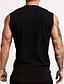 economico T-shirt e canotte attive da uomo-Per uomo Canotta da palestra Canotta da corsa Canotta per allenamento Top da uomo A V Senza maniche Sportivo Da mare Per uscire Casual / quotidiano Asciugatura rapida Traspirazione umidit