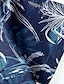 voordelige Hawaiiaans overhemd voor heren-Grafisch Palmboom Palmblad Hawaii Voor heren Outdoorkleding Alledaagse kleding Weekend Zomer Strijkijzer Korte mouw Blauw Grijs S M L Overhemd Normaal