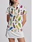 abordables Ropa de golf femenina-Mujer Camisas de polo Blanco Manga Corta Protección Solar Camiseta Ropa de golf para damas Ropa Trajes Ropa Ropa