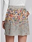 abordables Colección de diseñador-Mujer Falda de tenis falda de golf Gris Prendas de abajo Floral Ropa de golf para damas Ropa Trajes Ropa Ropa