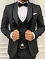 olcso Öltönyök-pezsgő égkék sötétzöld férfi esküvői öltöny patchwork egyszínű 3 darab napi üzlet molett egysoros kétgombos 2024