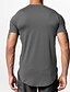 cheap Basic T shirts-Men's T Shirt Fitness Shirt Basketball Shirt Athletic Shirts Crew Neck Short Sleeve Vacation Sports &amp; Outdoor Going out Casual Daily Quick dry Sweat wicking Breathable Soft Plain Dark Blue Activewear