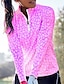 olcso Tervező kollekció-Női POLO trikó Fekete Rózsaszín Kék Hosszú ujj Napvédő Felsők Leopárd Ősz Tél Női golffelszerelések ruhák ruhák, ruházat