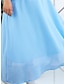 Χαμηλού Κόστους plus size φορέματα για πάρτι-Γυναικεία Μεγάλα Μεγέθη Καμπύλη Φόρεμα για πάρτυ Χειμερινό φόρεμα Φόρεμα Συμπαγές Χρώμα Μακρύ Φόρεμα Μάξι Φόρεμα 3/4 Μήκος Μανικιού Δαντέλα Σουρωτά Στρογγυλή Ψηλή Λαιμόκοψη Κομψό Πάρτι