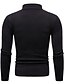 preiswerte Herrenpullover-Herren Pullover Strickpullover Gerippt Stricken Standard Strick Glatt Stehkragen Basic warm halten Freizeitskleidung Ausgehen Bekleidung Herbst Winter Wein Schwarz M L XL