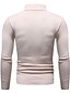 preiswerte Herrenpullover-Herren Pullover Strickpullover Gerippt Stricken Standard Strick Glatt Stehkragen Basic warm halten Freizeitskleidung Ausgehen Bekleidung Herbst Winter Wein Schwarz M L XL