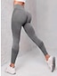 cheap Leggings-Women&#039;s Leggings Nylon Solid Colored Dark Grey Black Fashion High Waist Ankle-Length Yoga Sport Fall &amp; Winter